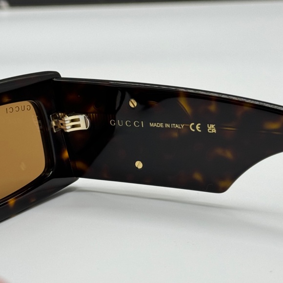 NEW GUCCI HAVANA BROWN WOMEN AUTHENTIC NEW SUNGLASSES GUCCI - Picture 11 of 13